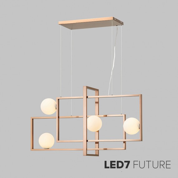 Loft Industry Modern - Meet Square Chandelier